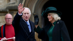 Britischer König Charles III. nimmt an Ostermesse in Windsor teil