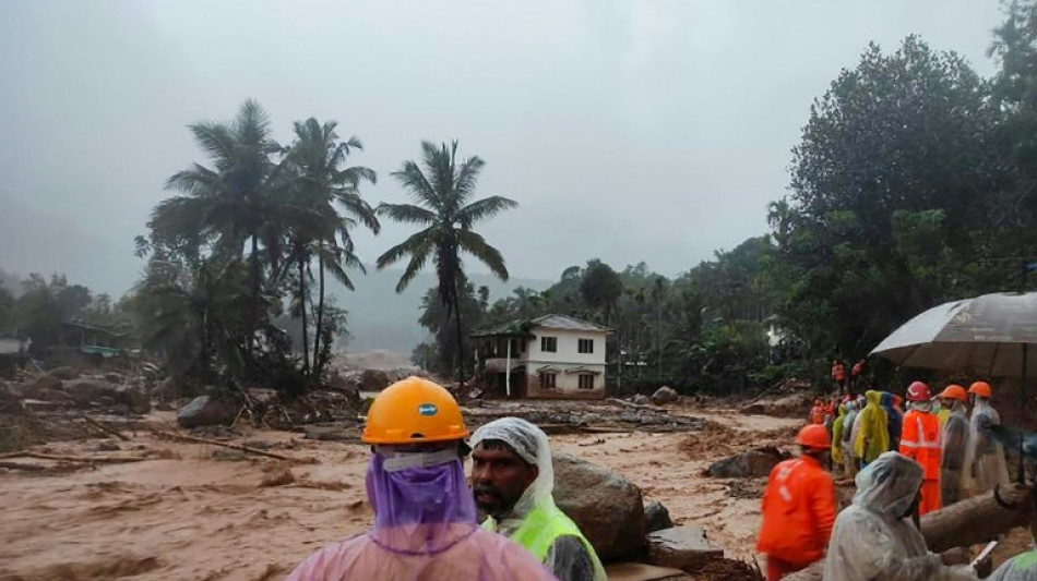 Glissements de terrain dans le sud de l'Inde: au moins 63 morts et 116 bless&eacute;s hospitalis&eacute;s