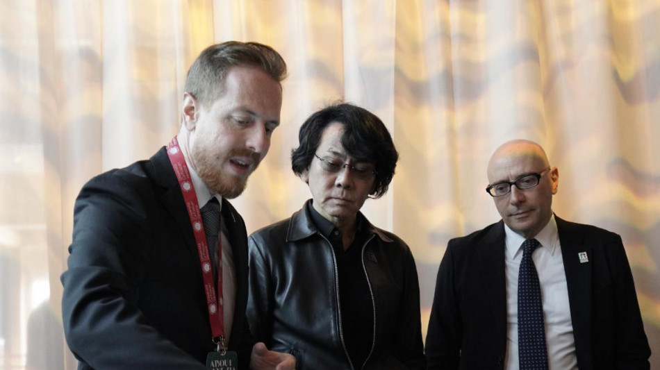 Il maestro della robotica giapponese visita il Padiglione Italia
