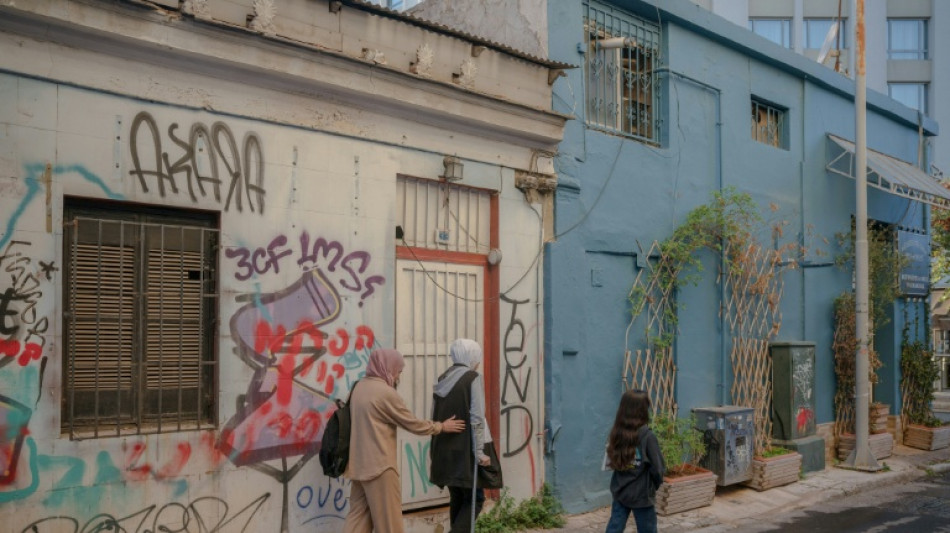 A Ath&egrave;nes, la difficile reconstruction de Palestiniennes &eacute;vacu&eacute;es de Gaza