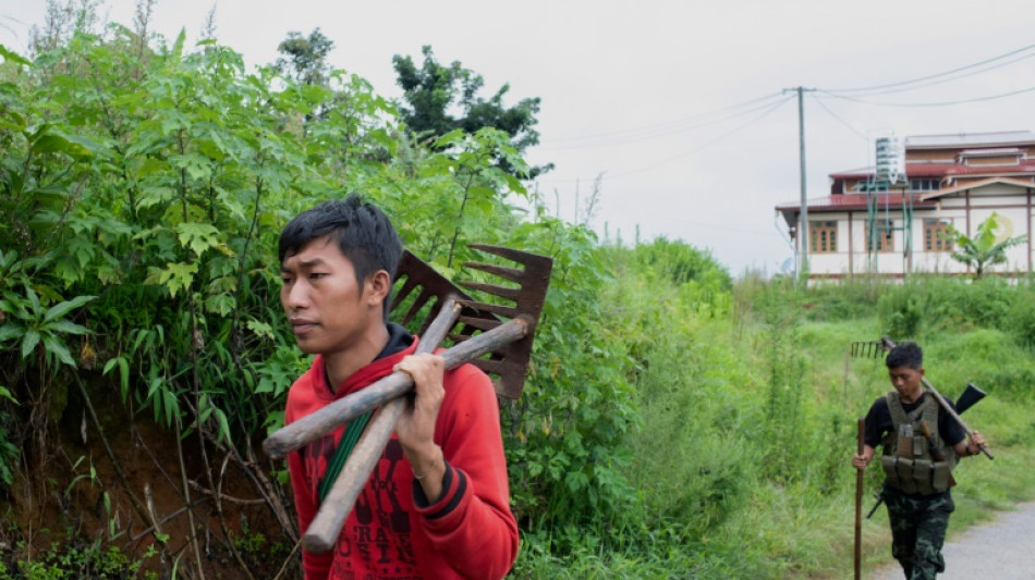 Myanmar's landmine clearers working with pliers and bare hands