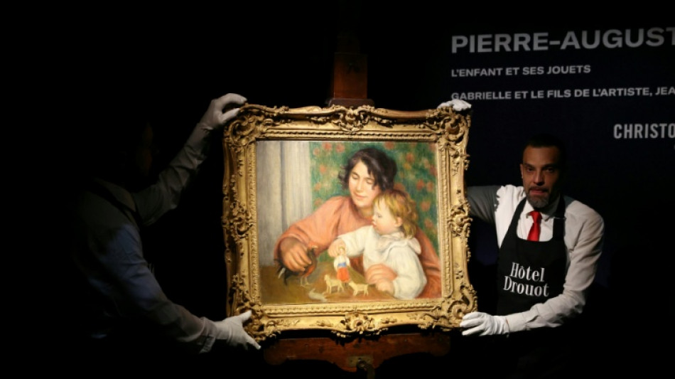 Paris auctioneers unveil Renoir child portrait of filmmaker son