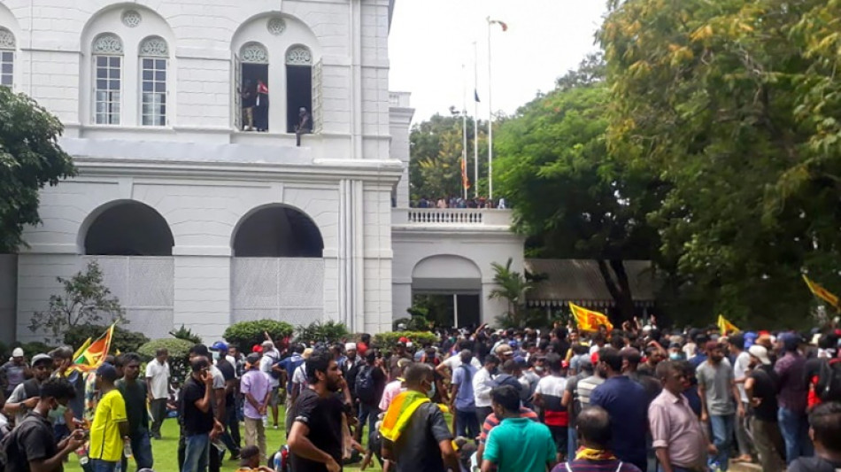 Demonstranten in Sri Lanka st&uuml;rmen Pr&auml;sidentenpalast - Rajapaksa vor R&uuml;cktritt