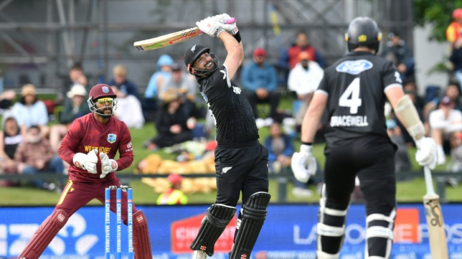 Mitchell ton lifts New Zealand to 269-7 in first Windies ODI
