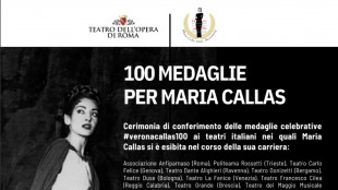 Le medaglie veronacallas100 ai teatri italiani in cui il soprano ha cantato