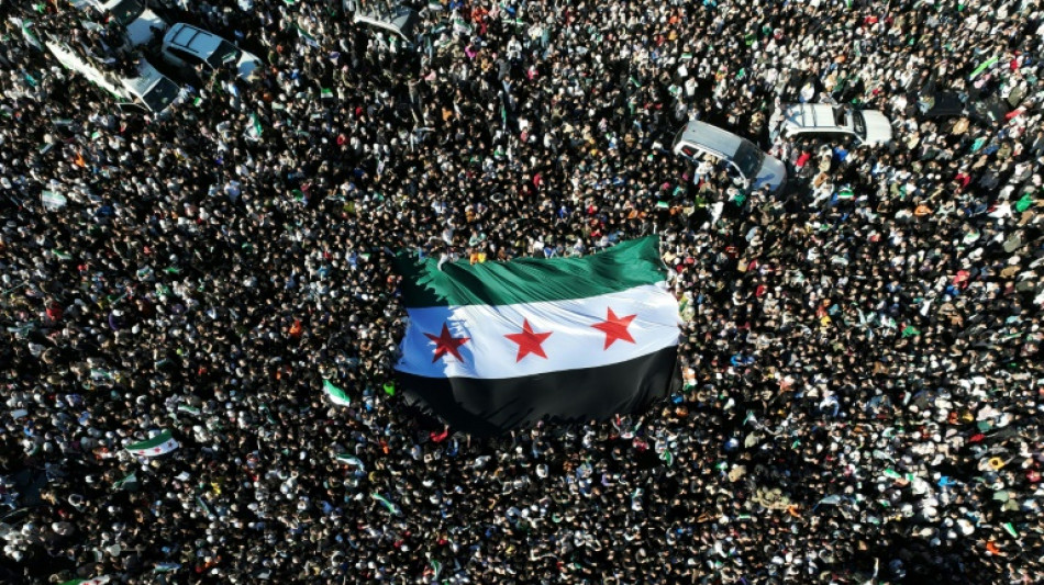 Des milliers de Syriens dans la rue pour f&ecirc;ter la victoire de la "r&eacute;volution" 