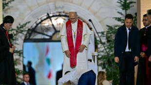 Le pape c&eacute;l&egrave;bre une messe en plein air &agrave; Beyrouth, moment fort de sa visite
