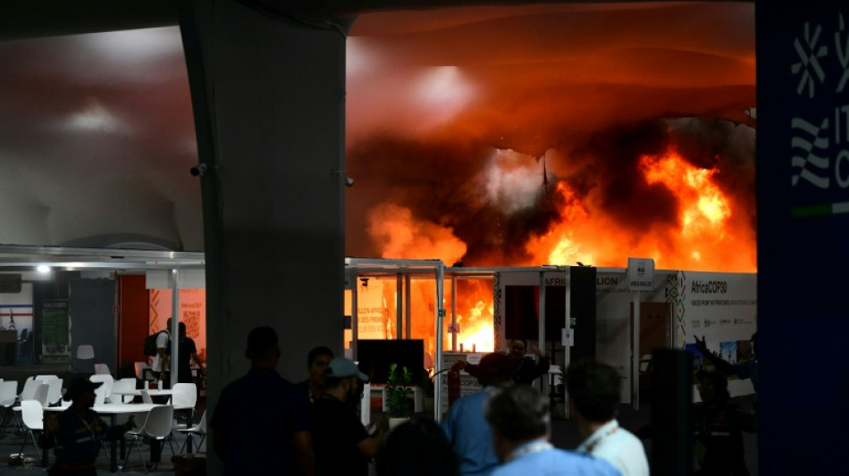 Gel&auml;nde der Weltklimakonferenz in Bel&eacute;m nach Feuer wieder ge&ouml;ffnet