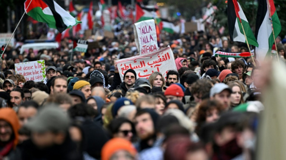40 Festnahmen bei propal&auml;stinensischen Demonstrationen in Berlin