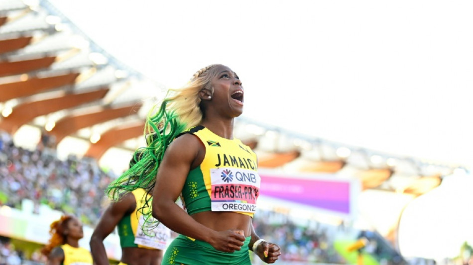 Mondiaux d'athl&eacute;tisme: Fraser-Pryce d&eacute;fie le temps, le 100 m 100% Jama&iuml;que