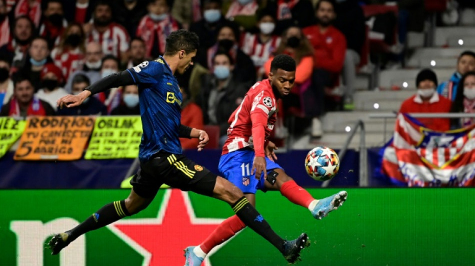 Foot/C1: le choc des 8e aller entre l'Atletico Madrid et Manchester United se termine sur un match nul (1-1)