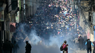 Fuertes choques en una protesta masiva contra el presidente de Bolivia
