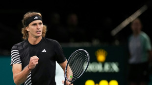Zverev through in Paris Masters, Monfils knocked out