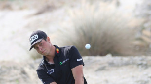 Defending champ Hovland leads wind-whipped Hero World Challenge