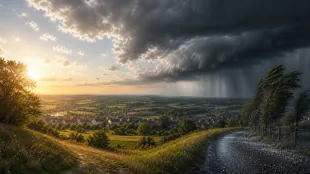 Letzter Sommertag bringt Hitze, Sturmb&ouml;en und n&auml;chtliche Gewitter