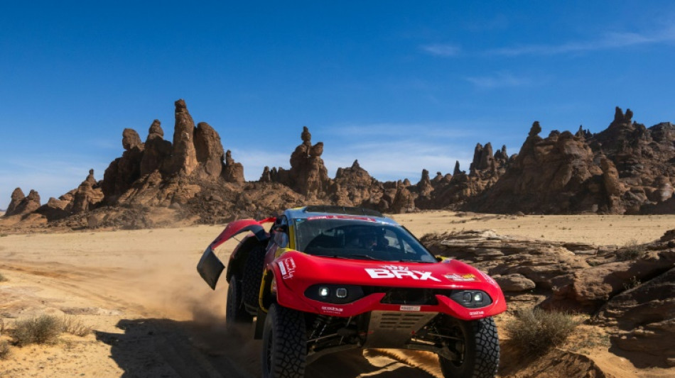 A tres d&iacute;as del final del Dakar, Loeb aprieta y Sainz aguanta el liderato
