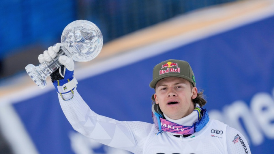 Pinheiro Braathen wins World Cup giant slalom title after Odermatt crashes