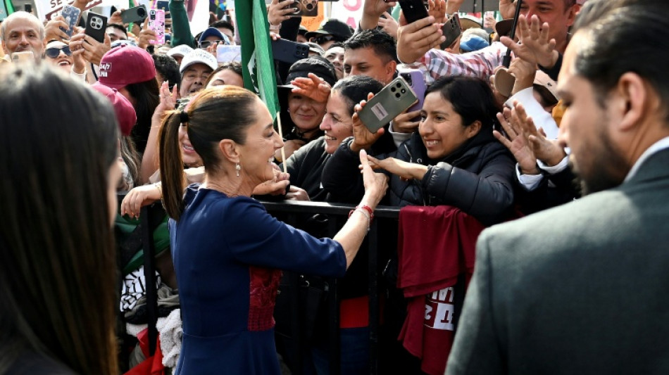 Dezenas de milhares se re&uacute;nem na Cidade do M&eacute;xico em apoio a Sheinbaum