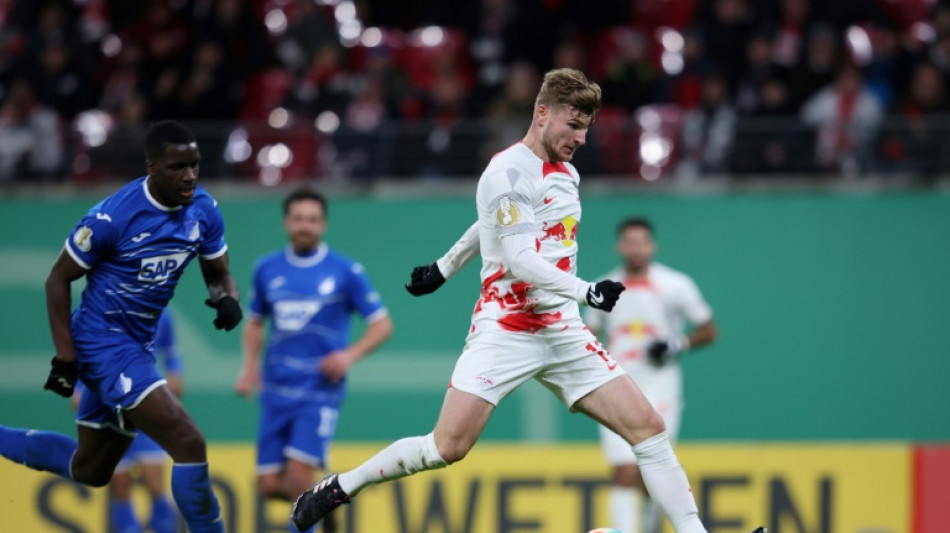 Werner strike fires Leipzig into German Cup quarters