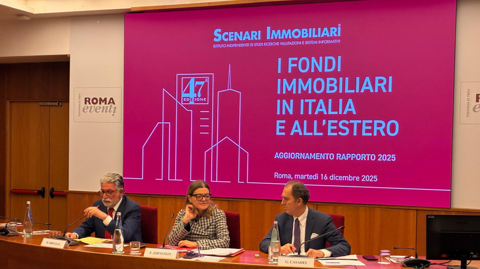 Cresce patrimonio fondi immobiliari italiani, a 150 miliardi