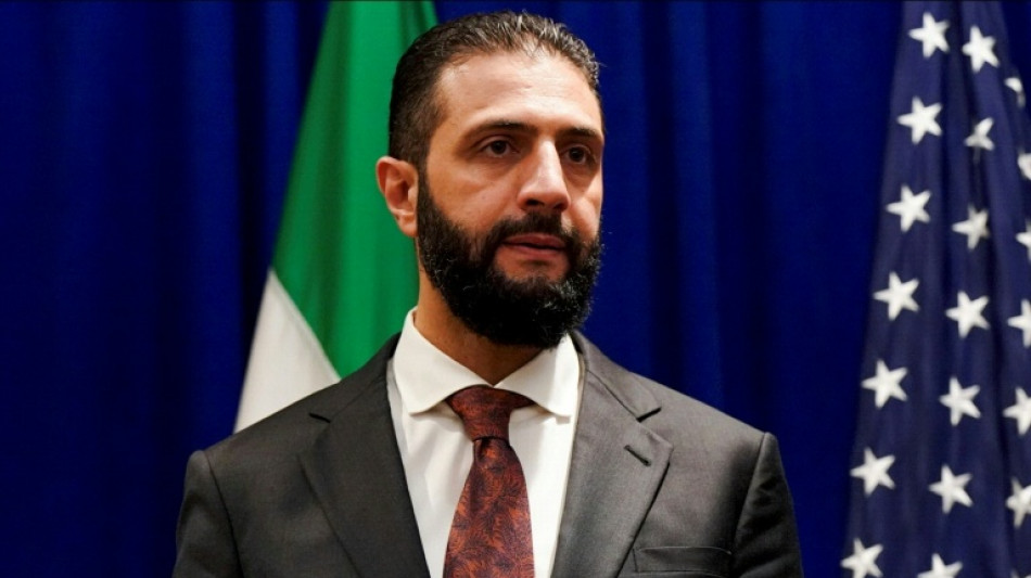 Le président syrien Ahmad al-Chareh arrive aux Etats-Unis