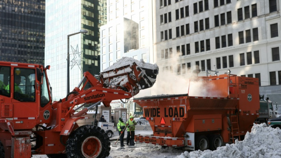 New York breaks out snow 'hot tubs' to melt winter storm snowfall