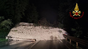 ++ Nuova frana nel Cadore, difficile l'accesso a Cortina ++