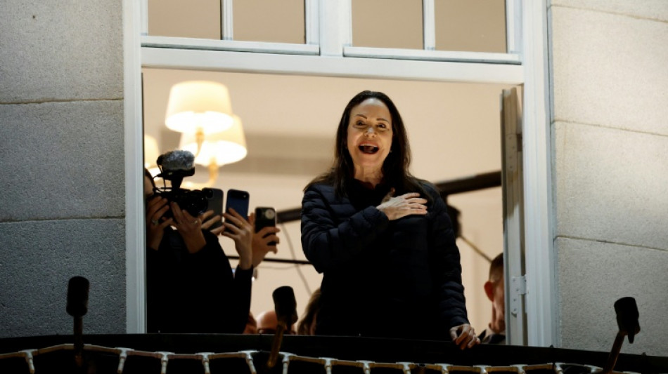 Opositora venezolana Machado reaparece en Oslo despu&eacute;s de obtener el Nobel de la Paz