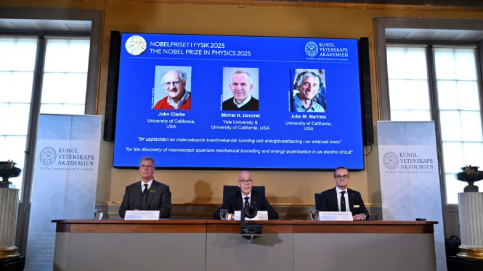 Le Nobel de physique récompense un trio pour sa découverte de l'effet tunnel quantique
